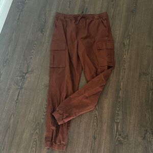Hurley mens joggers Large brown
